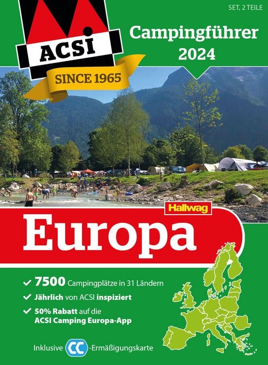 Produktbild: ACSI Campingf&uuml;hrer Europa 2024
