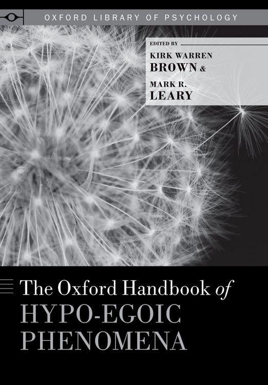 Produktbild: The Oxford Handbook of Hypo-egoic Phenomena