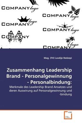 Produktbild: Redzepi, M: Zusammenhang Leadership Brand - Personalgewinnun