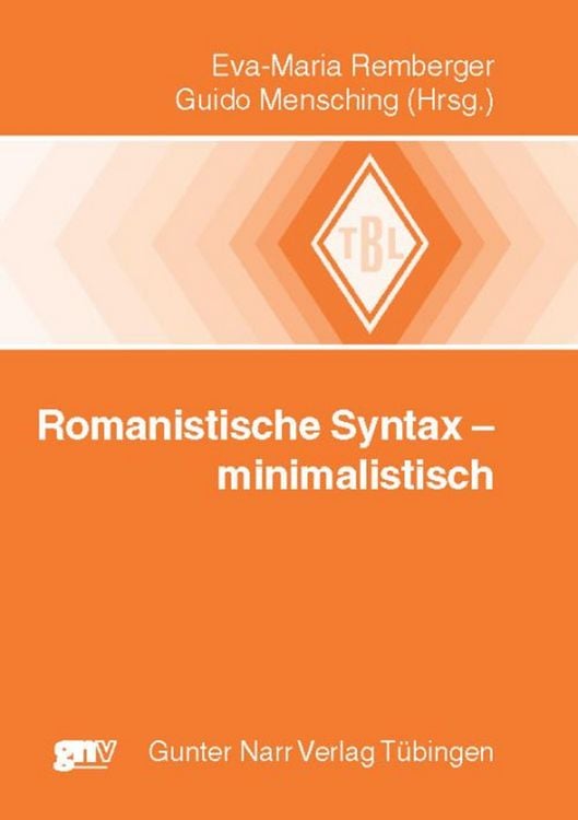 Produktbild: Romanistische Syntax - minimalistisch