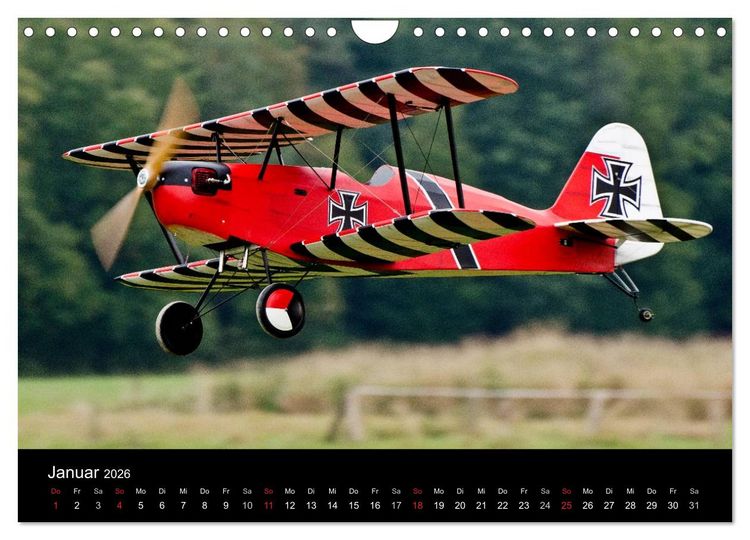 Produktbild: Dies und das vom Modellflugplatz (Wandkalender 2026 DIN A4 quer), CALVENDO Monatskalender