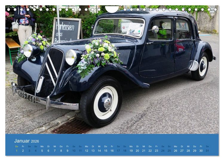 Produktbild: Citroen Traction Avant (Wandkalender 2026 DIN A4 quer), CALVENDO Monatskalender