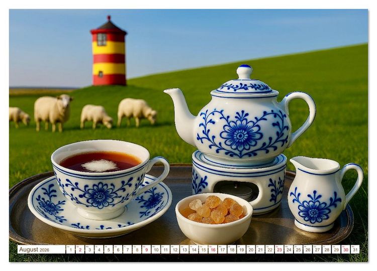 Produktbild: Teezeremonien aus aller Welt (Wandkalender 2026 DIN A2 quer), CALVENDO Monatskalender