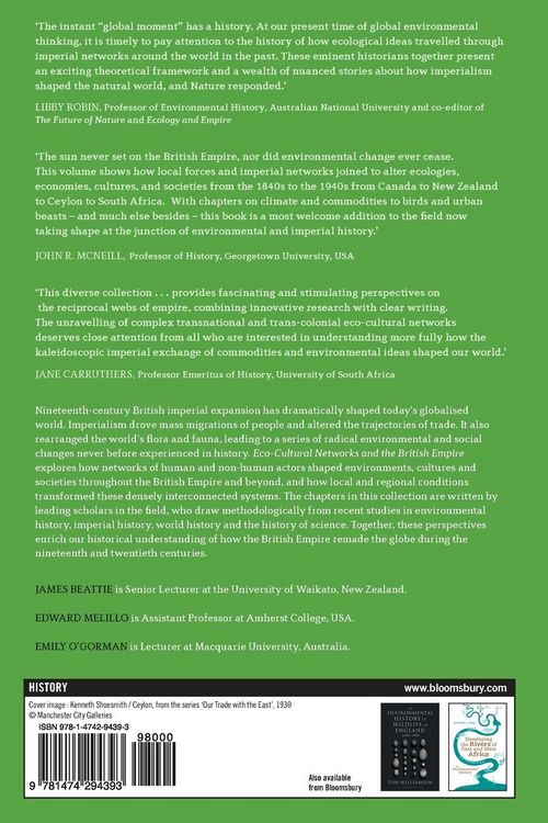 Produktbild: Eco-Cultural Networks and the British Empire