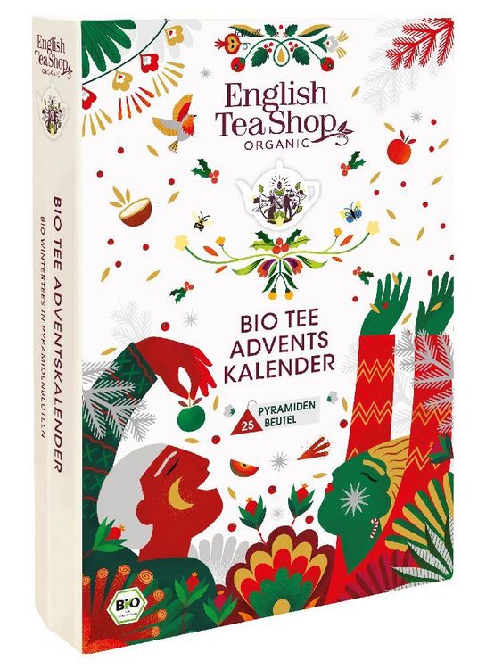 Produktbild: ETS - Teebuch Adventskalender, BIO, 25 Pyramidenbeutel