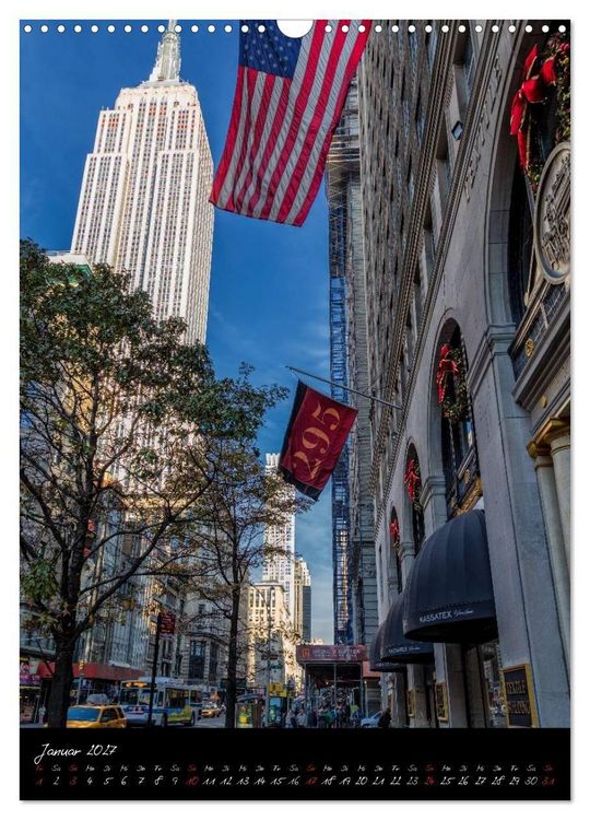 Produktbild: New York City (Wandkalender 2027 DIN A3 hoch), CALVENDO Monatskalender