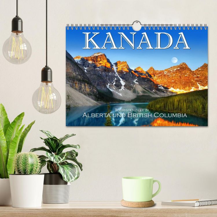 Produktbild: Kanada, Touristenziele in Alberta und British Columbia (Wandkalender 2026 DIN A4 quer), CALVENDO Monatskalender