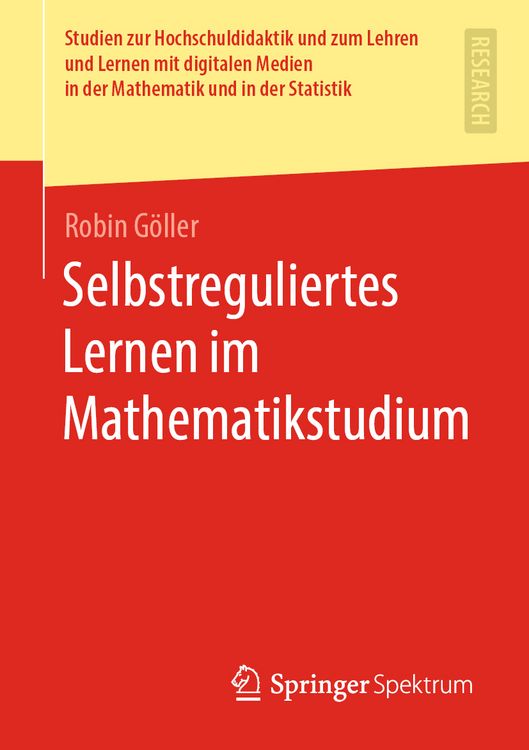 Produktbild: Selbstreguliertes Lernen im Mathematikstudium