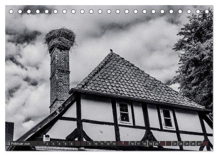 Produktbild: Ein Blick auf Neustadt am R&uuml;benberge (Tischkalender 2026 DIN A5 quer), CALVENDO Monatskalender