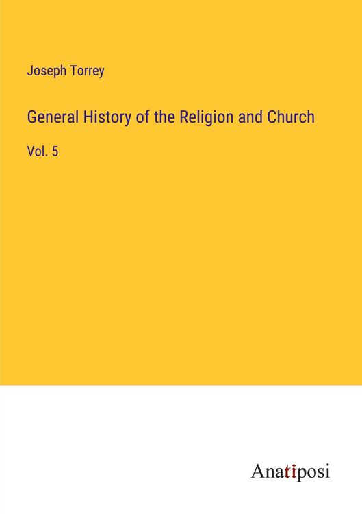 Produktbild: General History of the Religion and Church