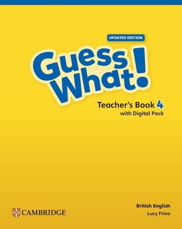 Produktbild: Guess What! British English Level 4 Teacher's Book with Digital Pack Updated