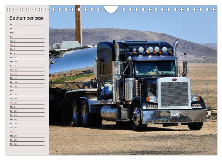 Produktbild: US-Trucks. Faszination Langhauber (Wandkalender 2026 DIN A4 quer), CALVENDO Monatskalender