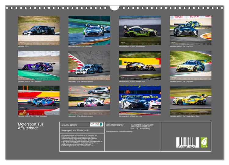 Produktbild: Motorsport aus Affalterbach (Wandkalender 2026 DIN A3 quer), CALVENDO Monatskalender