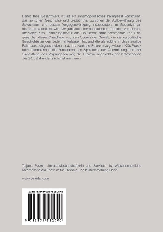 Produktbild: Geschichte als Palimpsest