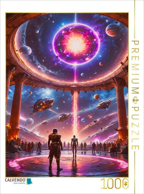 Produktbild: CALVENDO Puzzle Die Sternenkarte | 1000 Teile Lege-Gr&ouml;&szlig;e 64x48cm Foto-Puzzle f&uuml;r gl&uuml;ckliche Stunden