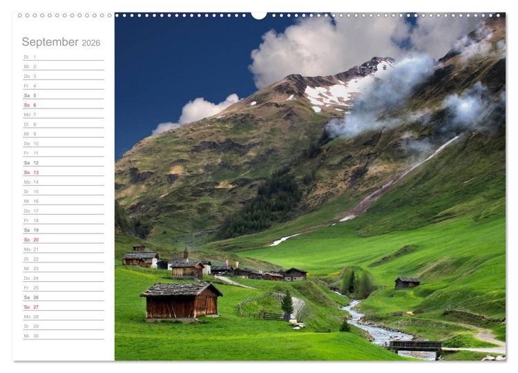 Produktbild: Wundervolle Pl&auml;tze in S&uuml;dtirol (Wandkalender 2026 DIN A2 quer), CALVENDO Monatskalender