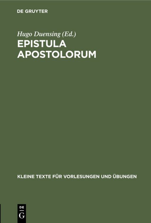 Produktbild: Epistula apostolorum