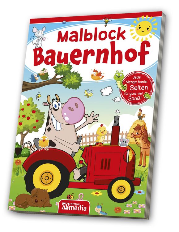 Produktbild: Malblock A5 - Bauernhof