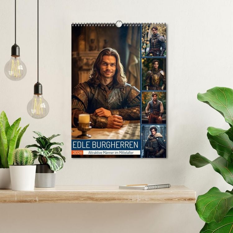 Produktbild: Edle Burgherren (Wandkalender 2026 DIN A3 hoch), CALVENDO Monatskalender