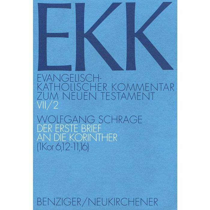 Produktbild: Evangelisch-Katholischer Kommentar zum Neuen Testament (EKK) / Der erste Brief an die Korinther