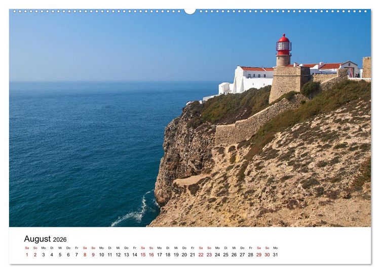 Produktbild: Einzigartiges Portugal (hochwertiger Premium Wandkalender 2026 DIN A2 quer), Kunstdruck in Hochglanz