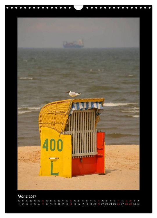 Produktbild: Cuxhaven (Wandkalender 2027 DIN A3 hoch), CALVENDO Monatskalender