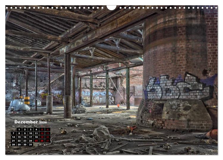 Produktbild: Verlassene Orte - Lost Places (Wandkalender 2026 DIN A3 quer), CALVENDO Monatskalender
