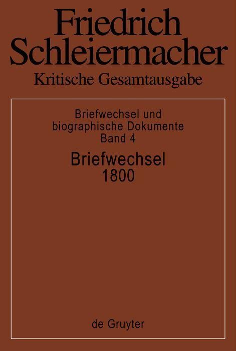 Produktbild: Briefwechsel 1800