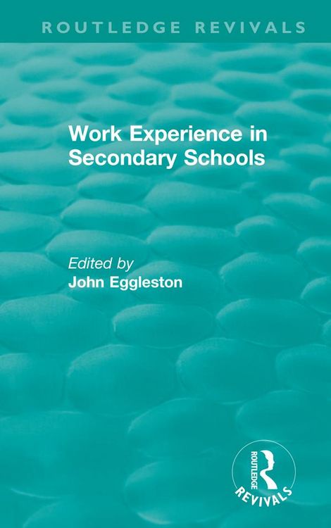 Produktbild: Work Experience in Secondary Schools