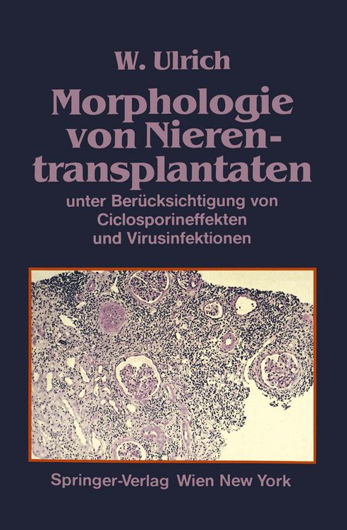 Produktbild: Morphologie von Nierentransplantaten