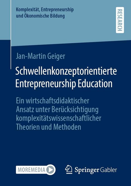 Produktbild: Schwellenkonzeptorientierte Entrepreneurship Education