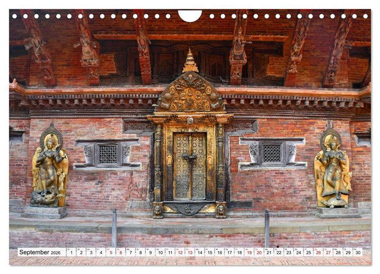 Produktbild: LALITPUR, die alte K&ouml;nigsstadt (Wandkalender 2026 DIN A4 quer), CALVENDO Monatskalender