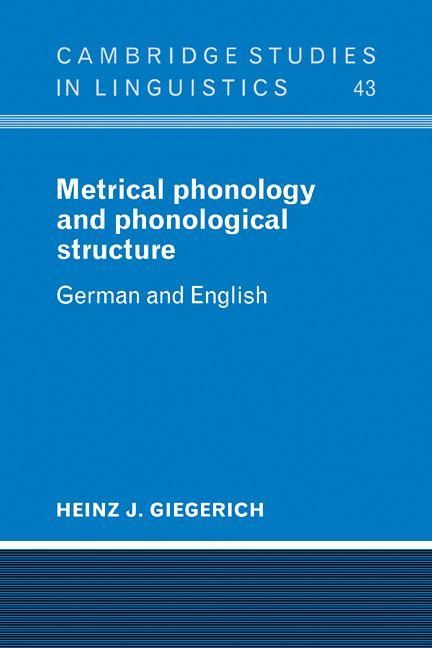 Produktbild: Metrical Phonology and Phonological Structure