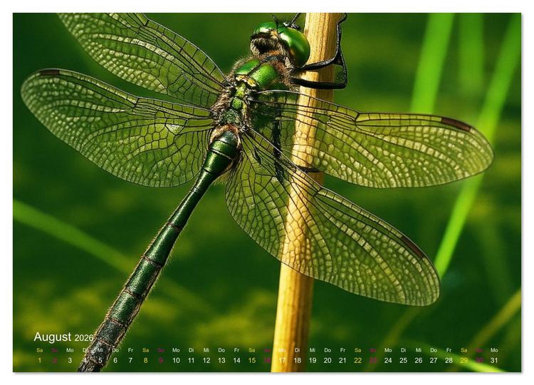 Produktbild: Reges Leben im Naturweiher - Tiere &uuml;ber und unter Wasser (hochwertiger Premium Wandkalender 2026 DIN A2 quer), Kunstdruck in Hochglanz