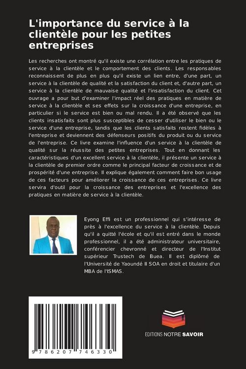 Produktbild: L'importance du service &agrave; la client&egrave;le pour les petites entreprises