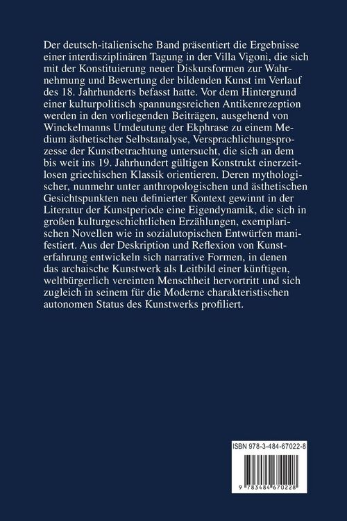 Produktbild: Winckelmann und die Mythologie der Klassik