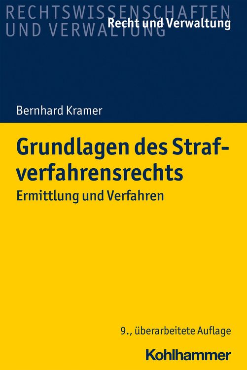 Produktbild: Grundlagen des Strafverfahrensrechts