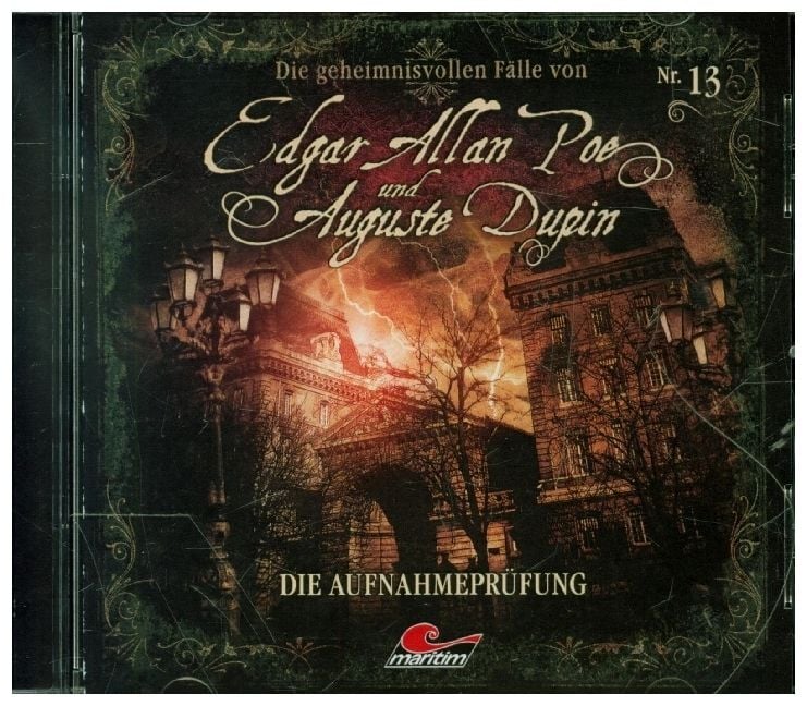 Produktbild: Edgar Allan Poe & Auguste Dupin 13 - Die Aufnahmepr&uuml;fung/CD