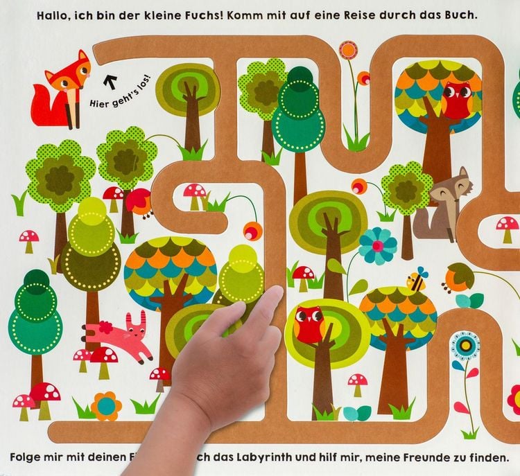 Produktbild: Gl&uuml;cksfisch: Mein Wimmel-Labyrinth: Komm mit in meine Welt!