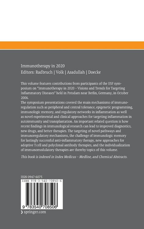Produktbild: Immunotherapy in 2020