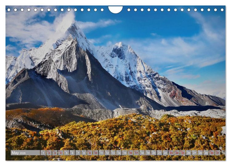 Produktbild: Himalayas high mountains adventure (Wall Calendar 2026 DIN A4 landscape), CALVENDO 12 Month Wall Calendar