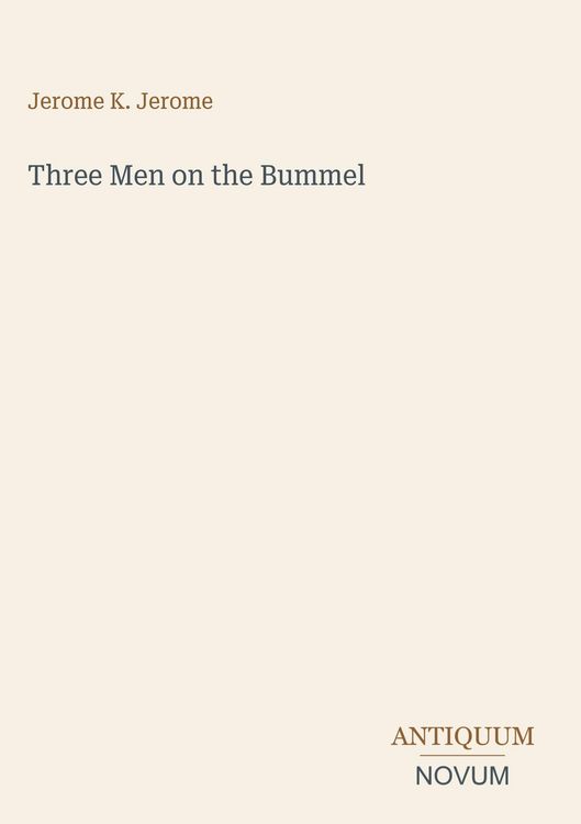 Produktbild: Three Men on the Bummel