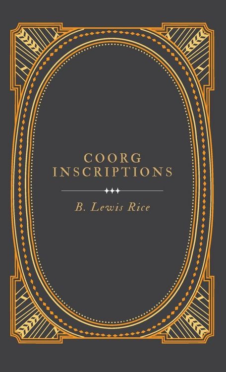 Produktbild: Coorg Inscriptions