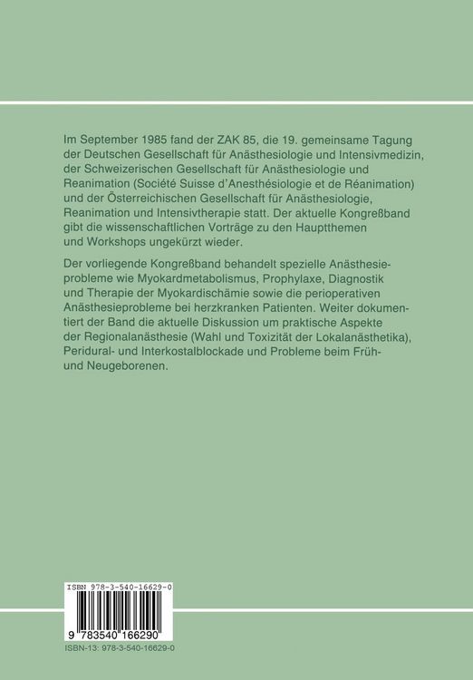 Produktbild: Spezielle Anaesthesieprobleme