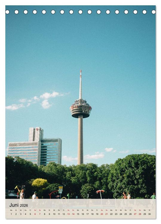 Produktbild: K&ouml;ln &ndash; Urbane Fotografien (Tischkalender 2026 DIN A5 hoch), CALVENDO Monatskalender