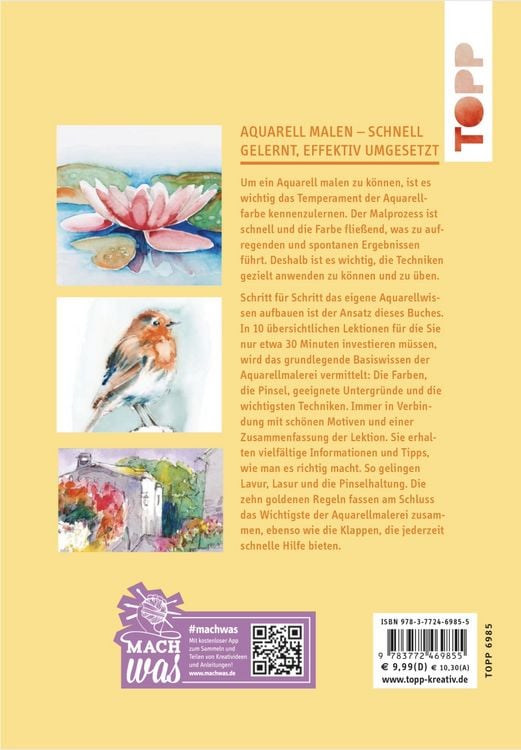 Produktbild: Schnelles Wissen in 30 Minuten - Aquarell malen