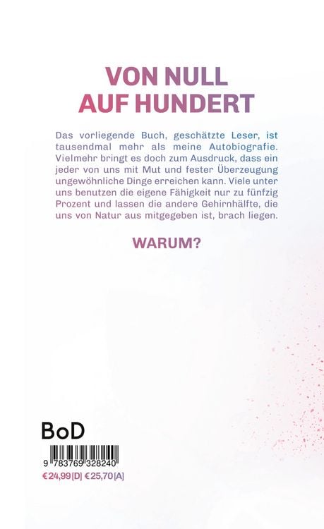 Produktbild: Von Null auf Hundert
