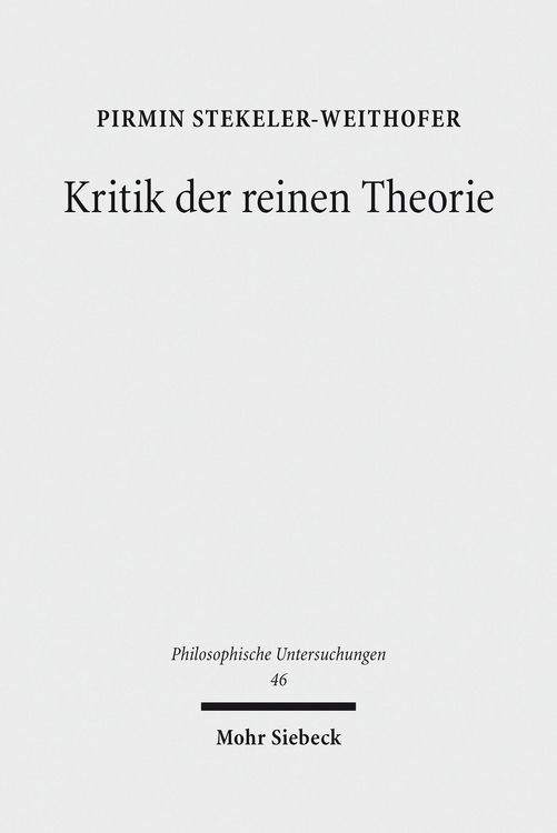 Produktbild: Kritik der reinen Theorie