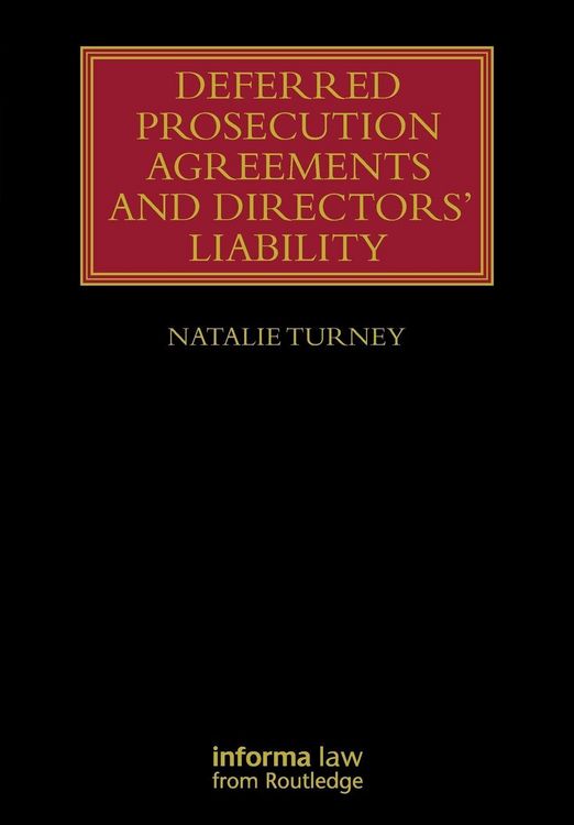 Produktbild: Deferred Prosecution Agreements and Directors' Liability