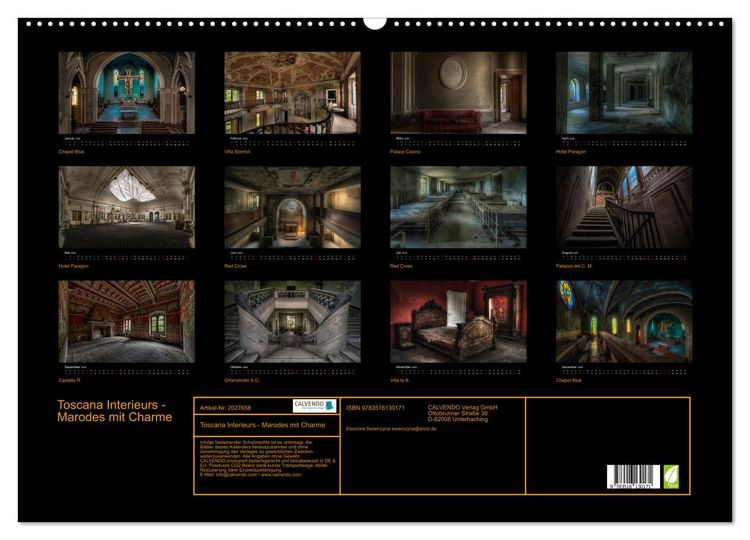 Produktbild: Toscana Interieurs - Marodes mit Charme (Wandkalender 2026 DIN A2 quer), CALVENDO Monatskalender